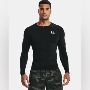 UA Men's HeatGear® Long Sleeve Black XL NWT